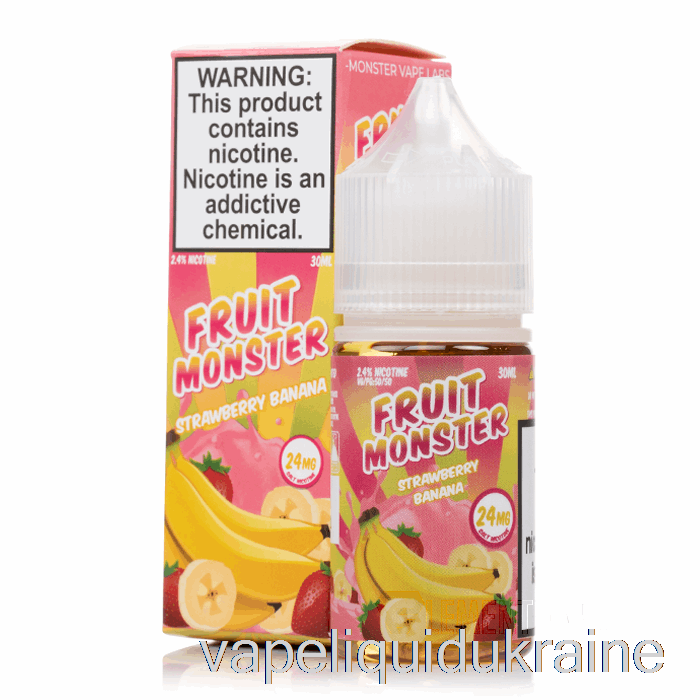 Vape Ukraine Strawberry Banana - Fruit Monster Salts - 30mL 24mg